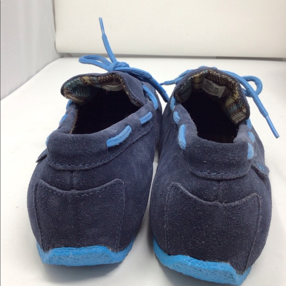 Sperry men blue suede top sider shoes - Picture 4 of 7